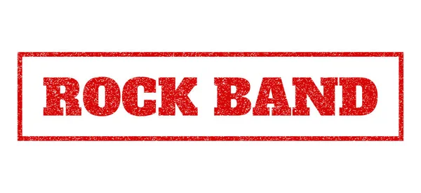Rock Band Rubberstempel — Stockvector