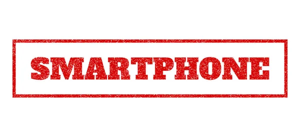 Smartphone καουτσούκ σφραγίδα — Διανυσματικό Αρχείο