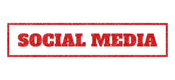Sosyal medya damgası — Stok Vektör