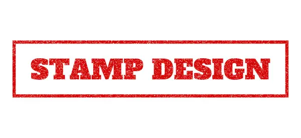 Stamp Design Rubber Stamp — Stock Vector