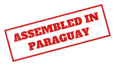 Paraguay lastik damgalamak içinde monte