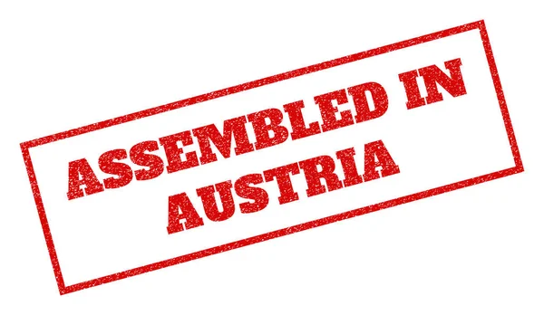 Zusammengebaut in Österreich — Stockvektor