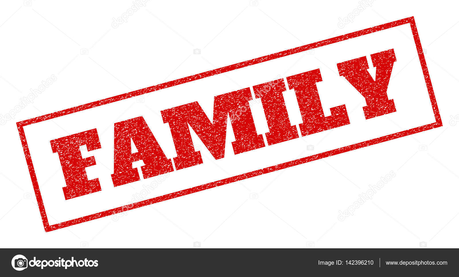 Family Rubber Stamp — Stock Vector © 142396210