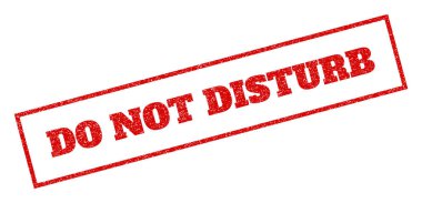 Lastik damgası rahatsız etmeyin