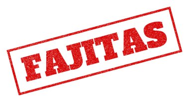 Fajitas lastik damgası