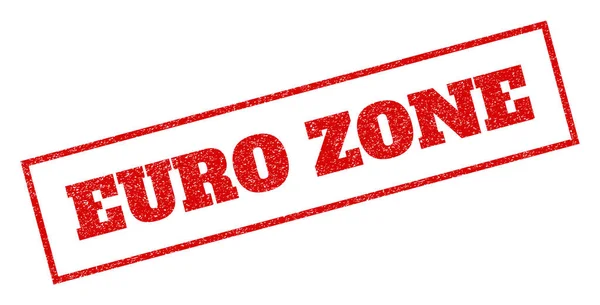 Sello de goma de zona euro — Archivo Imágenes Vectoriales