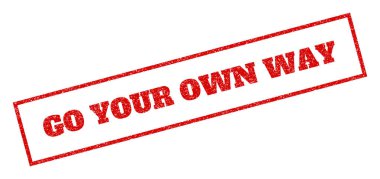 Kendi şekilde lastik damgası git