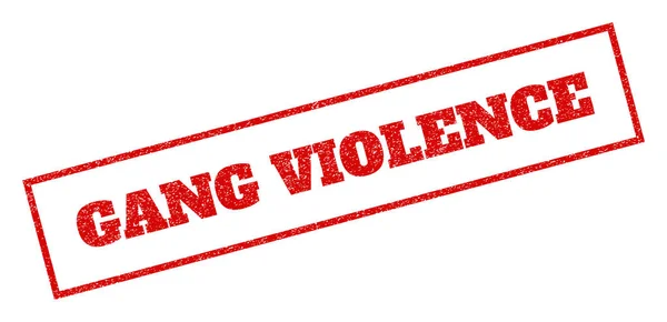 Gangu násilí razítko — Stockový vektor