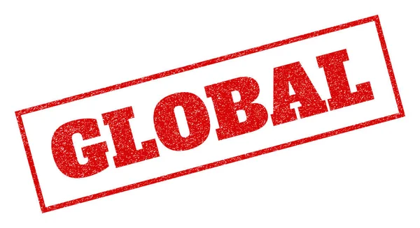 Sello de goma global — Vector de stock