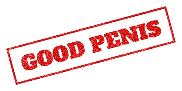 Good Penis Rubber Stamp — Stockvector