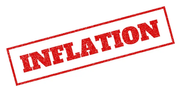 Inflation mit Stempel — Stockvektor