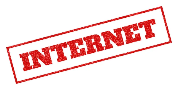 Timbro di gomma Internet — Vettoriale Stock