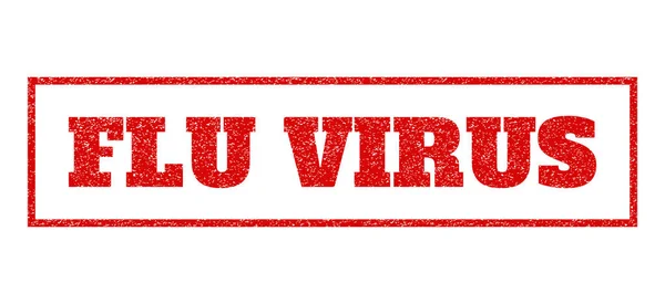 Grippevirus mit Stempel — Stockvektor