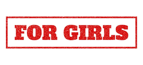 Für Mädchen Gummistempel — Stockvektor