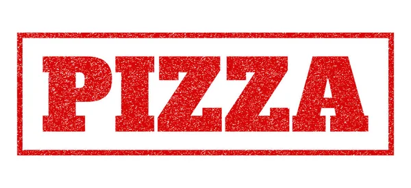 Selo de borracha de pizza — Vetor de Stock