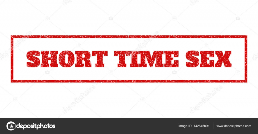 Short Time Sex Rubber Stamp — Stock Vector © 142645091