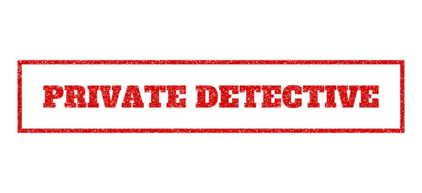 Sello de goma detective privado — Vector de stock