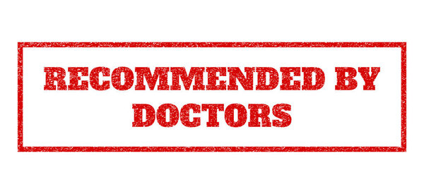 Recommended By Doctors Rubber Stamp