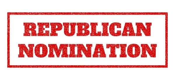 Republican Nomination Rubber Stamp — Stock Vector