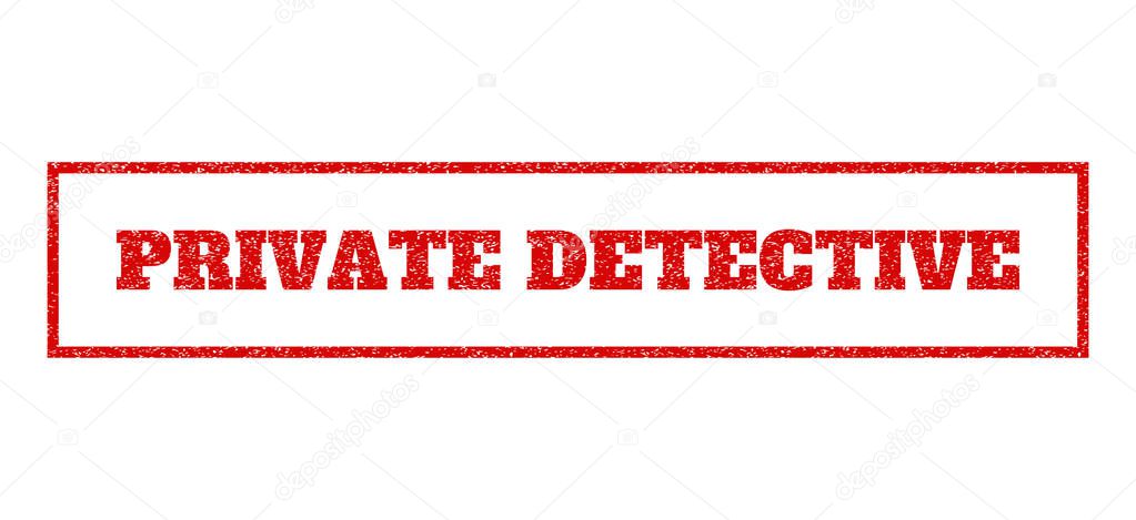 Private Detective Rubber Stamp