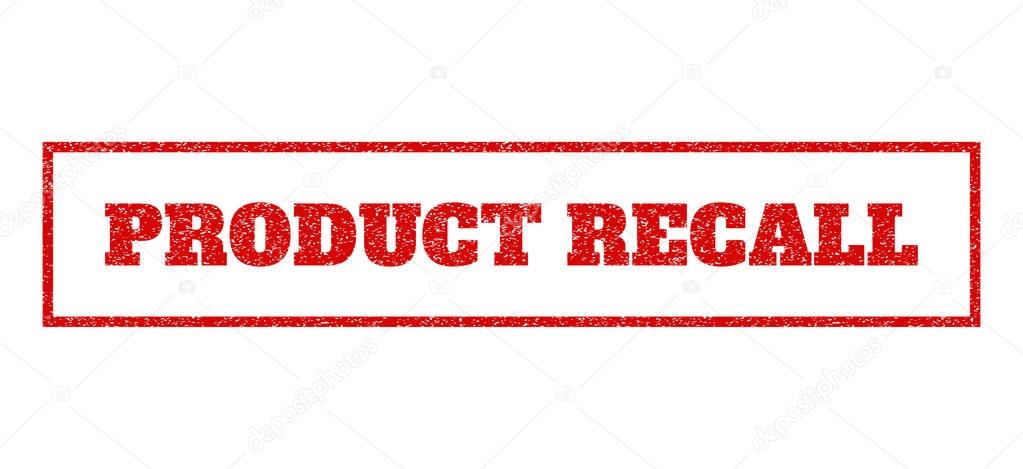 Product Recall Rubber Stamp