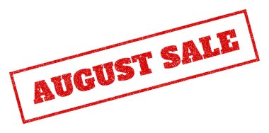 Ağustos Satılık lastik damgası