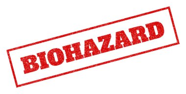 Biohazard lastik damgası