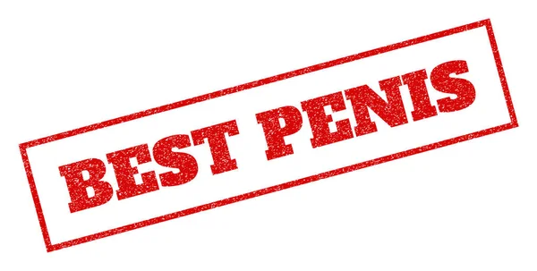 Best Penis Rubber Stamp — Stockvector