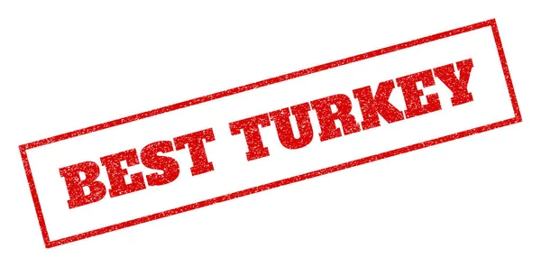 Melhor carimbo de borracha Turquia —  Vetores de Stock
