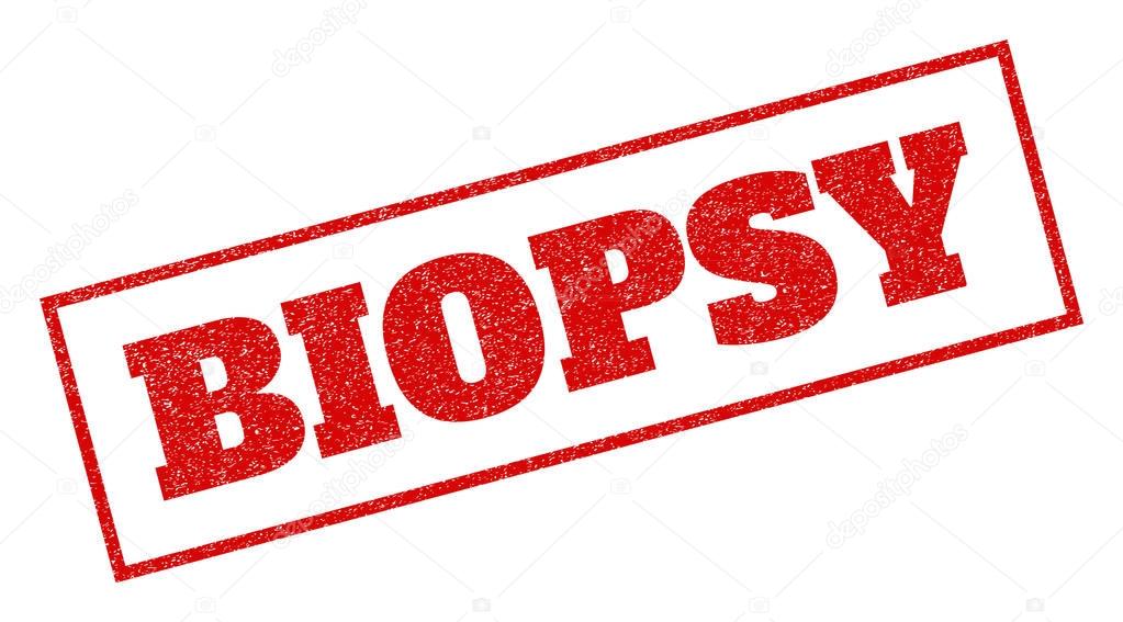 Biopsy Rubber Stamp