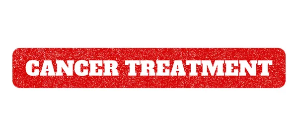 Cancer Treatment Rubber Stamp - Stok Vektor