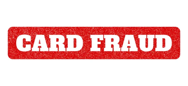 Carte Fraude Timbre en caoutchouc — Image vectorielle