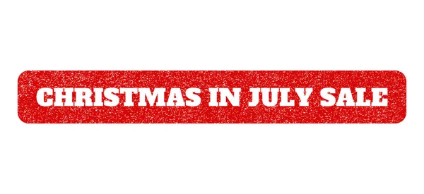 7 月销售橡皮戳的圣诞节 — 图库矢量图片