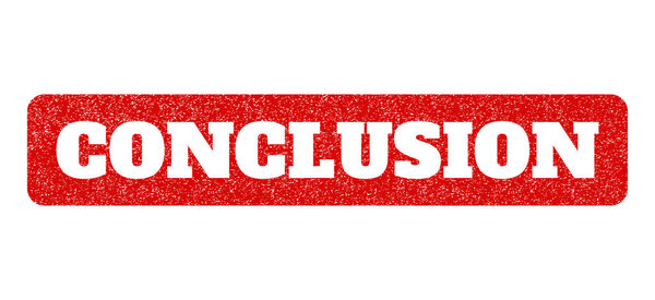 Conclusion Rubber Stamp