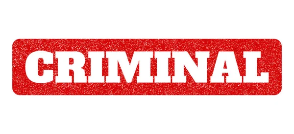 Timbro di gomma criminale — Vettoriale Stock