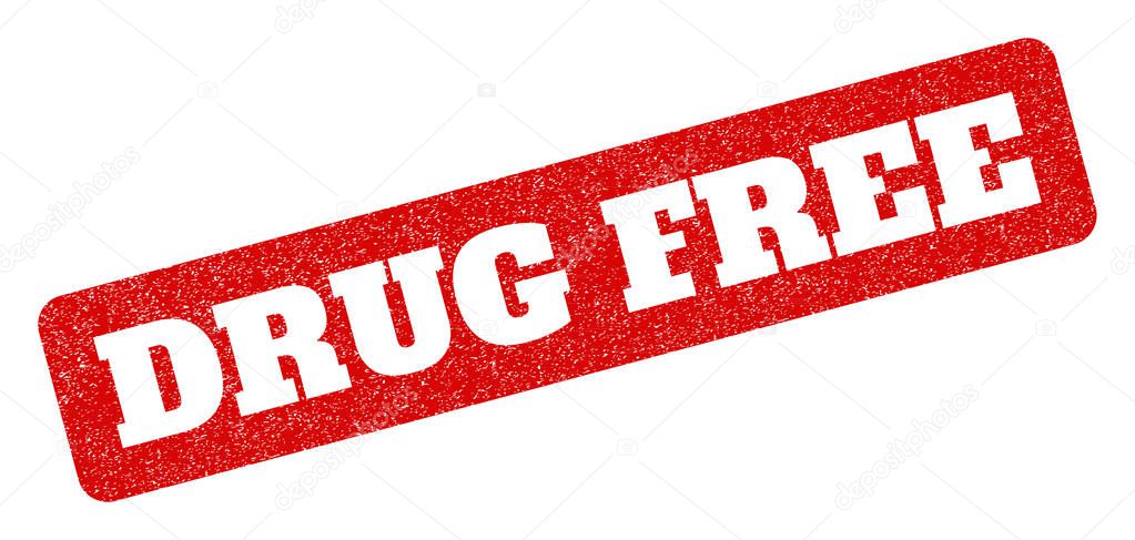 Download Drug Free Rubber Stamp — Stock Vector © tatyana.sibcode ...