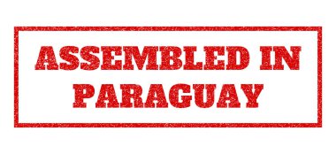 Paraguay lastik damgalamak içinde monte