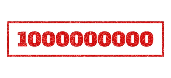 1000000000 Sello de goma — Vector de stock