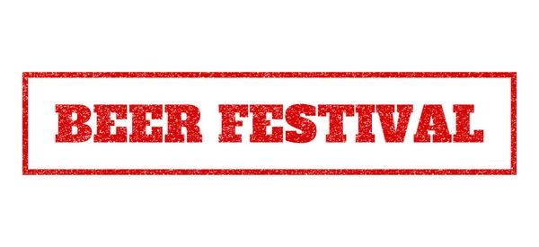Beer Festival Rubber Stamp — Stock Vector