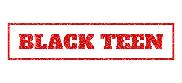Black Teen razítko — Stockový vektor