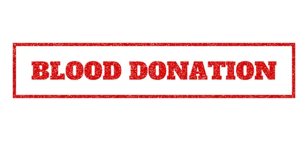 BLOOD DONATION гумовий штамп — стоковий вектор