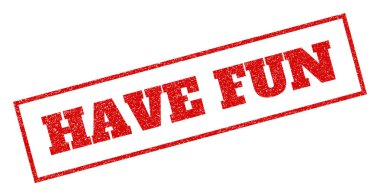 Eğlenceli lastik damgası var