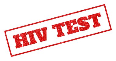 HIV testi kauçuk damga