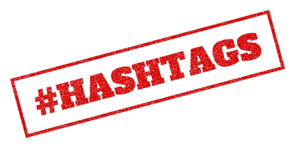 Hashtag Hashtags razítko — Stockový vektor