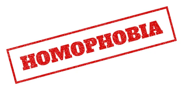 Homofobi gummistämpel — Stock vektor