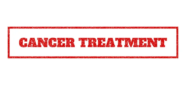 Trattamento del cancro Timbro di gomma — Vettoriale Stock