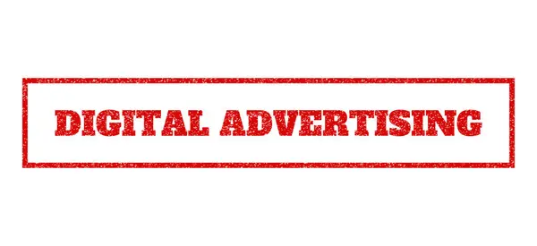 Selo de borracha DIGITAL ADVERTISING —  Vetores de Stock