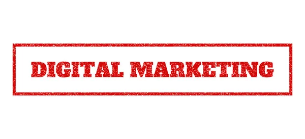 Carimbo de borracha de marketing digital —  Vetores de Stock