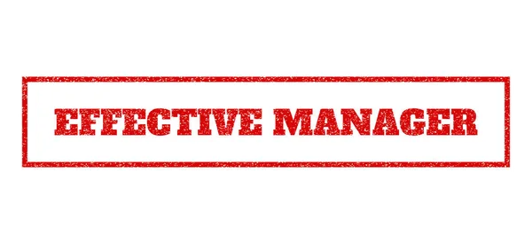 Effectieve Manager Rubberstempel — Stockvector