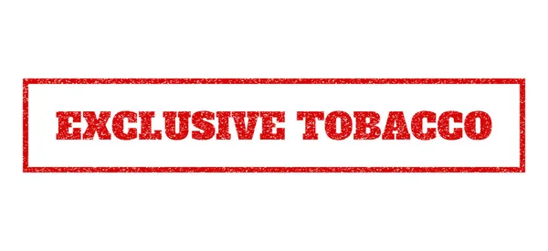 Selo de borracha de tabaco exclusivo — Vetor de Stock